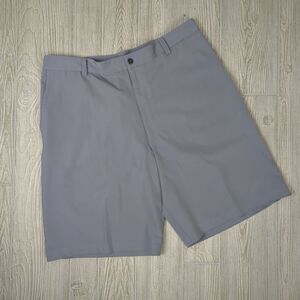 Vintage Y2K Nike Golf Fit Dry Men’s 36 Grey Blue Flat Front Shorts Pockets